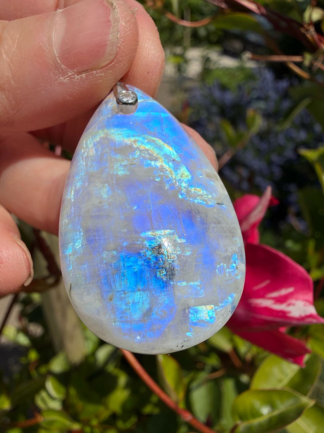 Pendentif en Peristerite Pendentif en Peristerite
