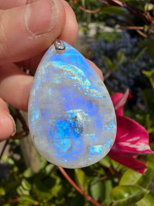 Pendentif en Peristerite