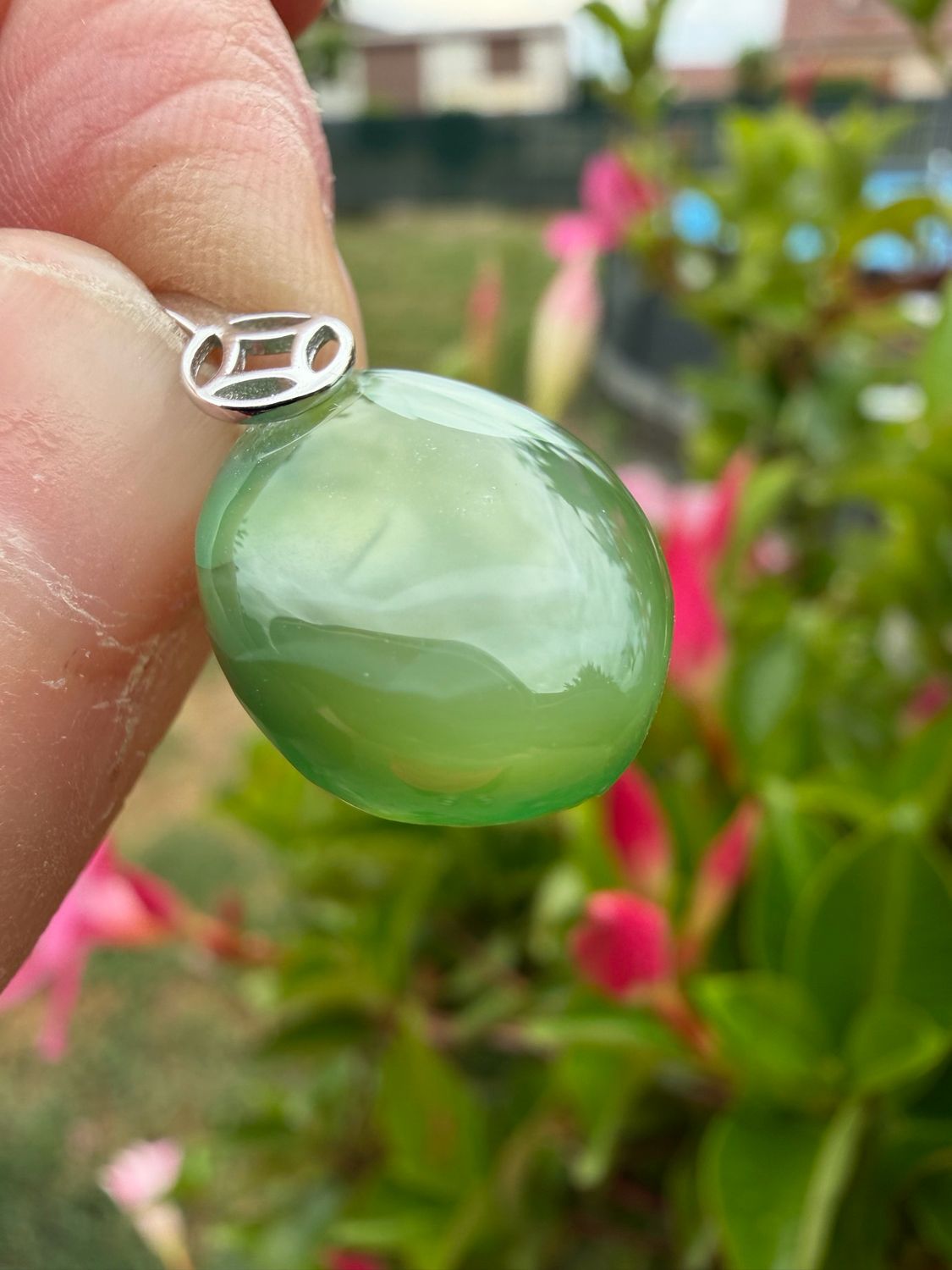 Pendentif en agate de Gobi Pendentif en agate de Gobi