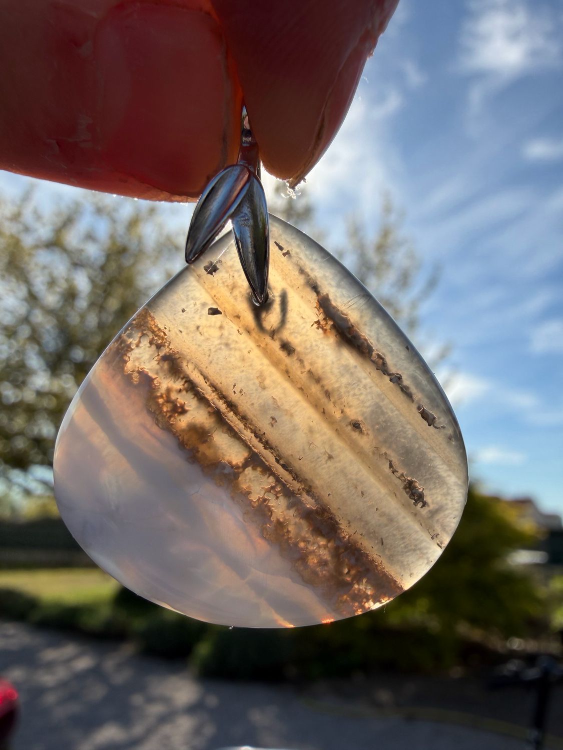 Pendentif en opale owyhee Pendentif en opale owyhee