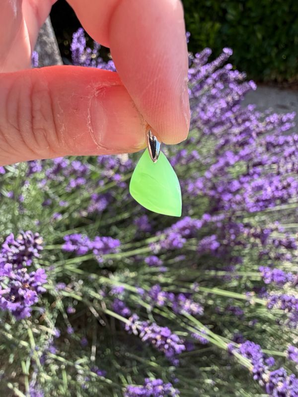 Pendentif en chrysopale