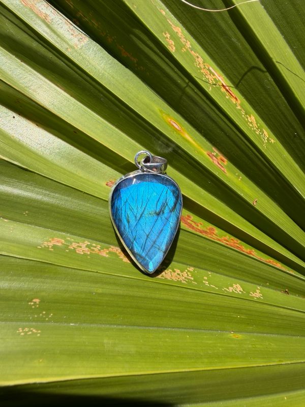 Pendentif en labradorite