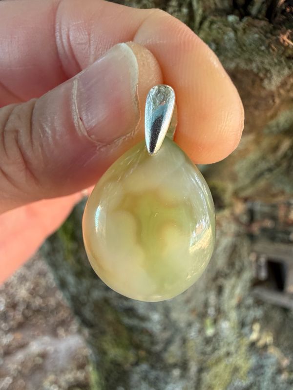 Pendentif en agate du désert de Gobi