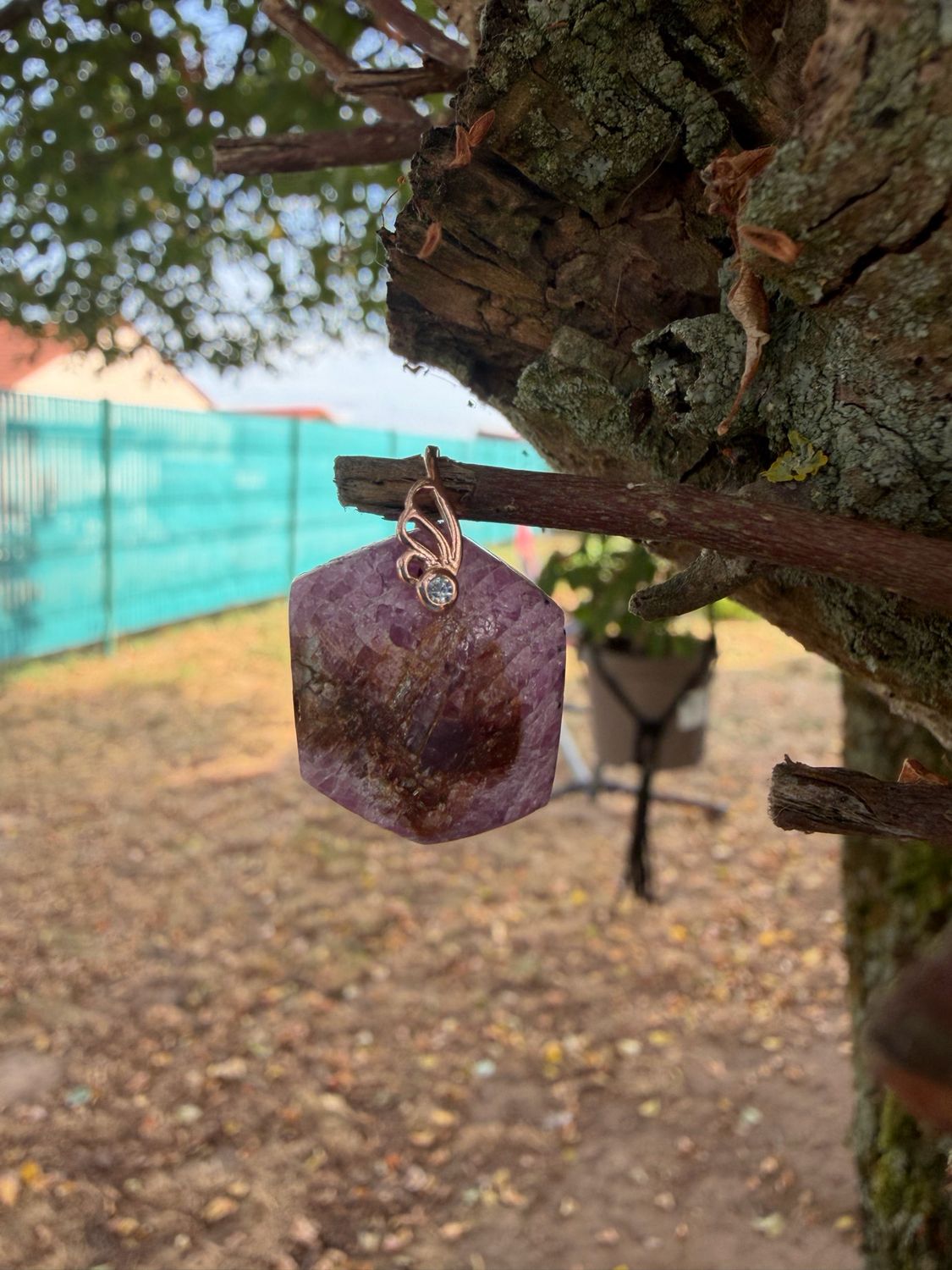 Pendentif en rubis