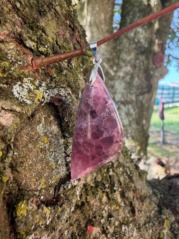 Pendentif en roselite