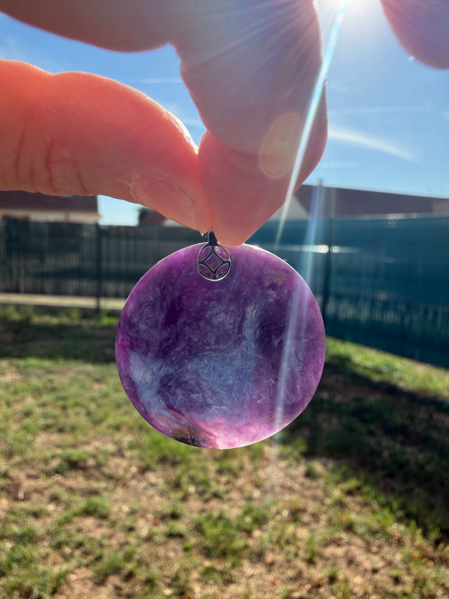 Pendentif en Charoite