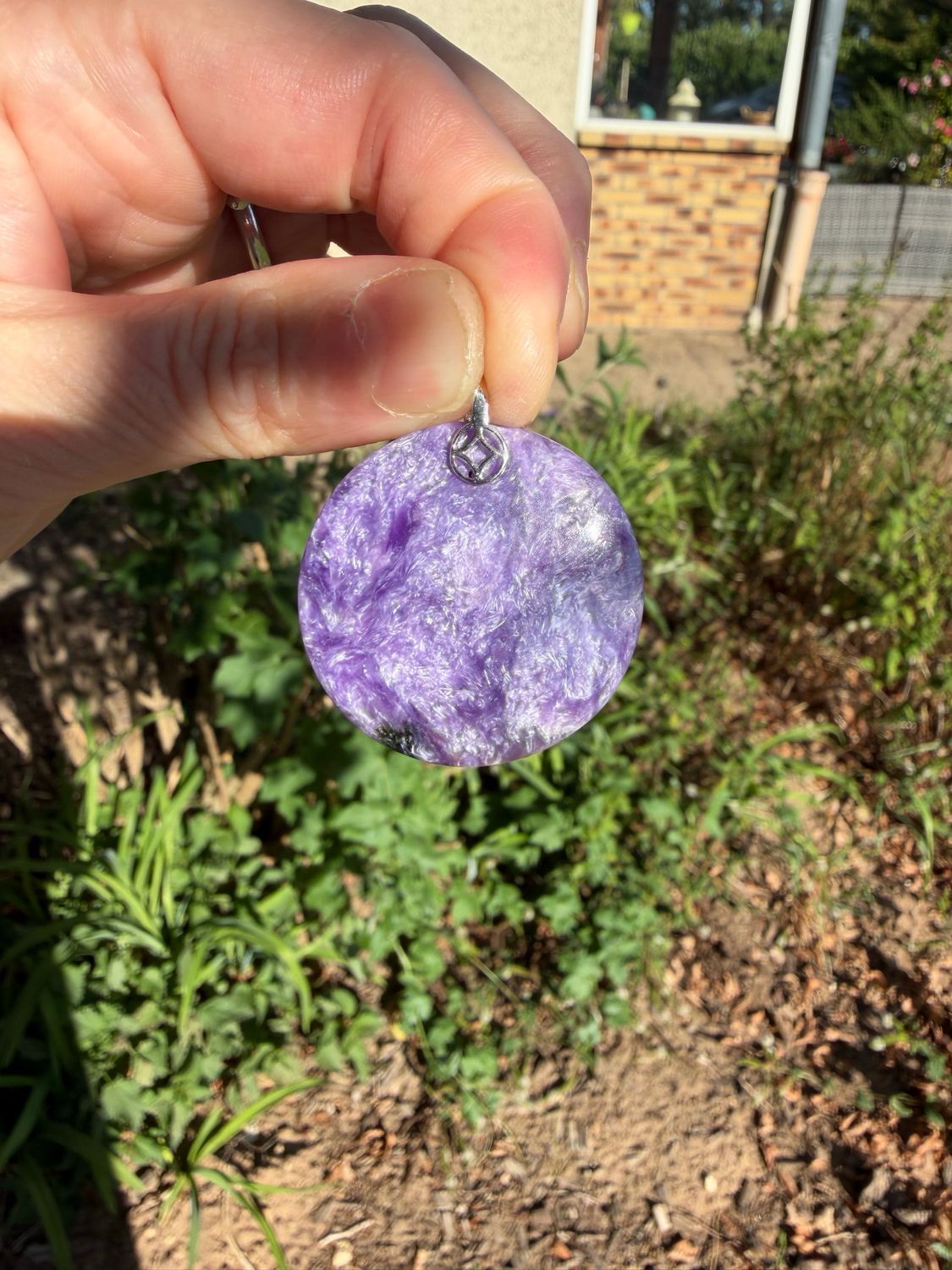 Pendentif en Charoite Pendentif en Charoite