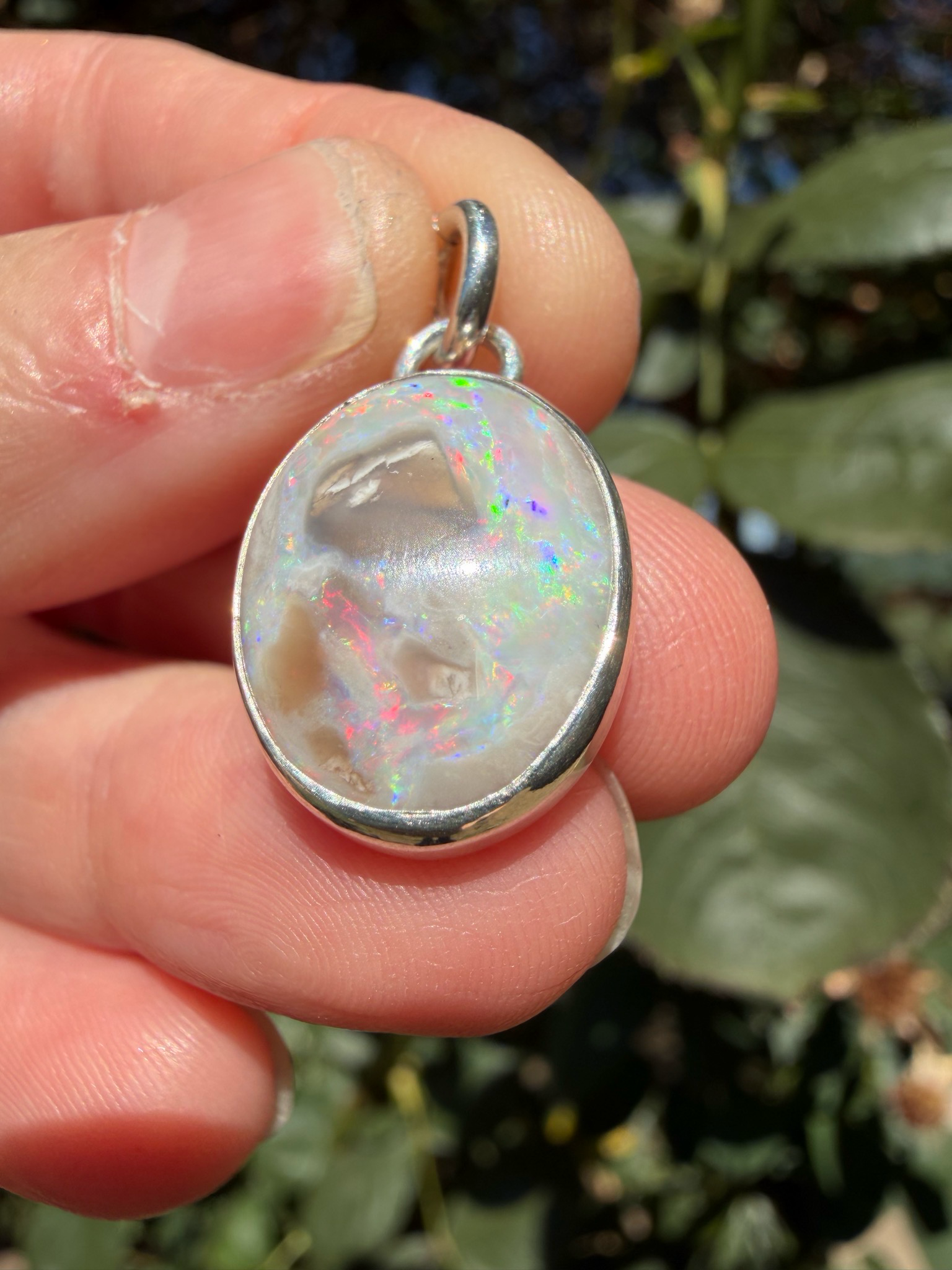 Pendentif en opale de coober pedy