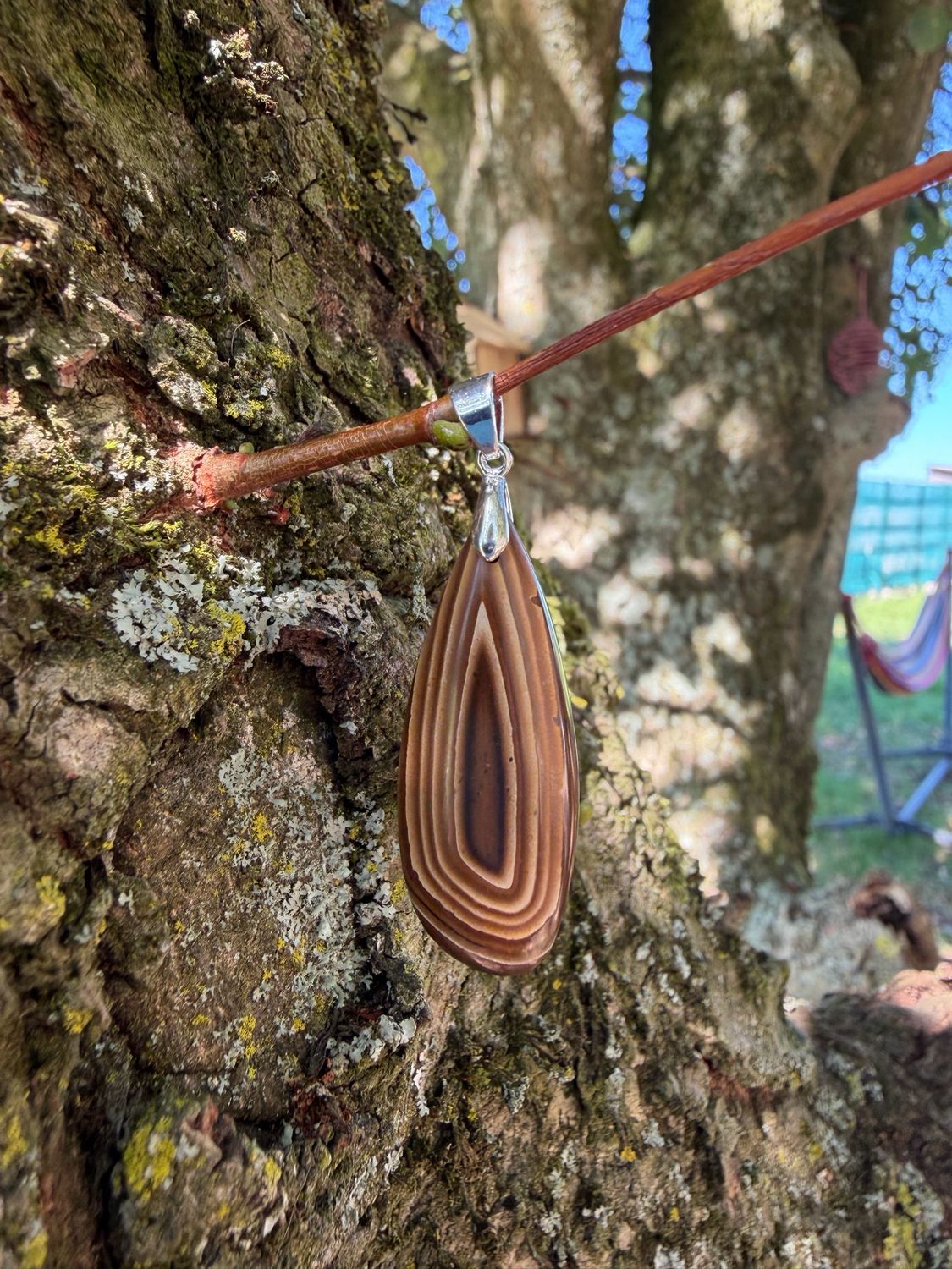Pendentif en stromatolite Pendentif en stromatolite
