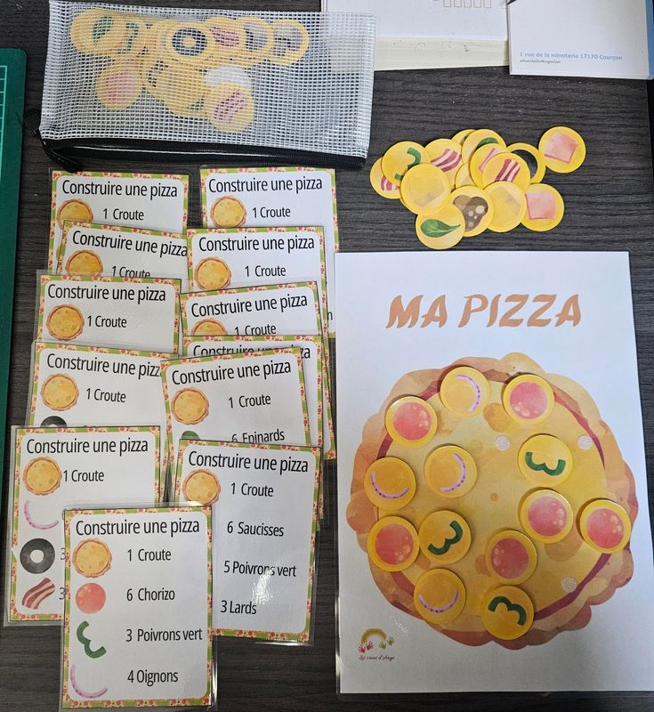 Je fabrique ma pizzas