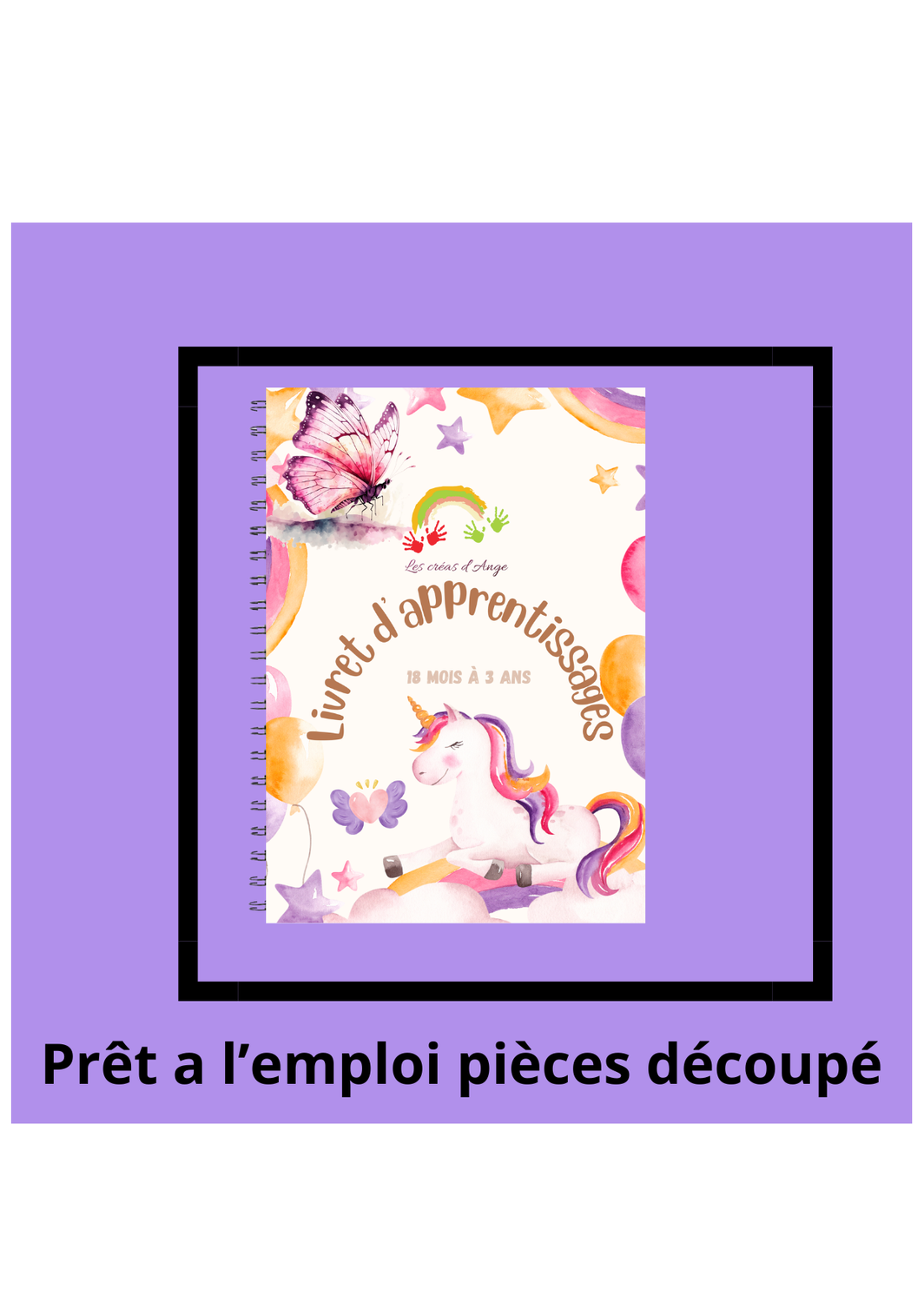 Livret d'activités "d'apprentissages" pièce découpé