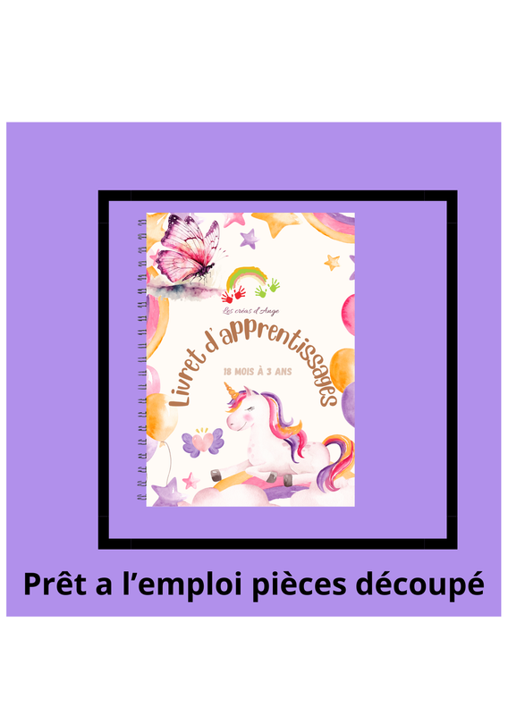 Livret d'activités "d'apprentissages" pièce découpé
