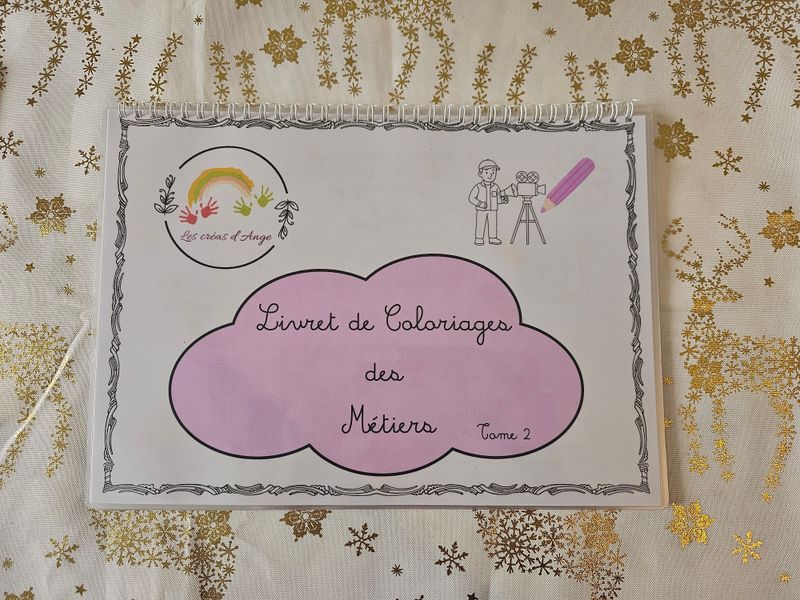 Livret de coloriage sur les 10 métiers thome2