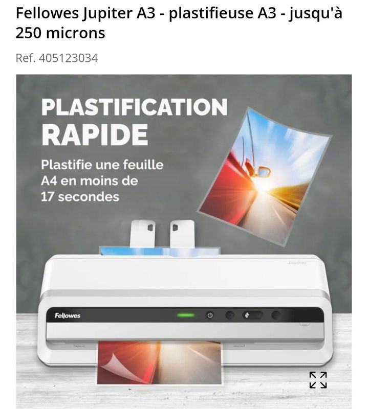plastifieuse professionnelle