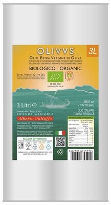 Olio Extra Vergine di Oliva "OLIVVS" BIO latta lt.3