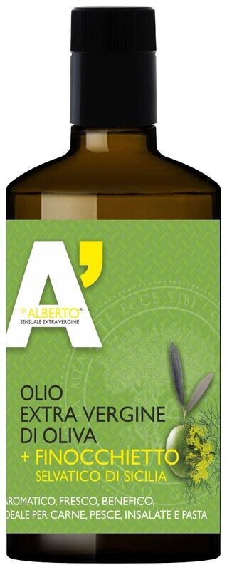 Olio Extra Vergine di Oliva Alberto + Finocchietto selvatico di Sicilia cl.25
