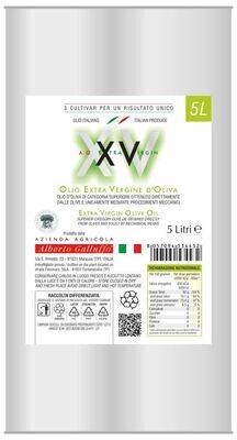 Olio Extra Vergine di Oliva "XV" latta lt.5