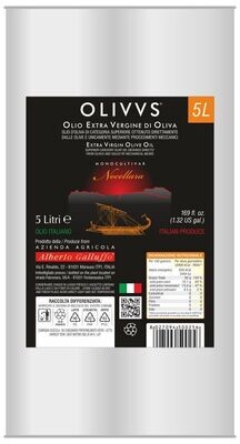 Olio Extra Vergine di Oliva "OLIVVS" Nocellara latta lt.5
