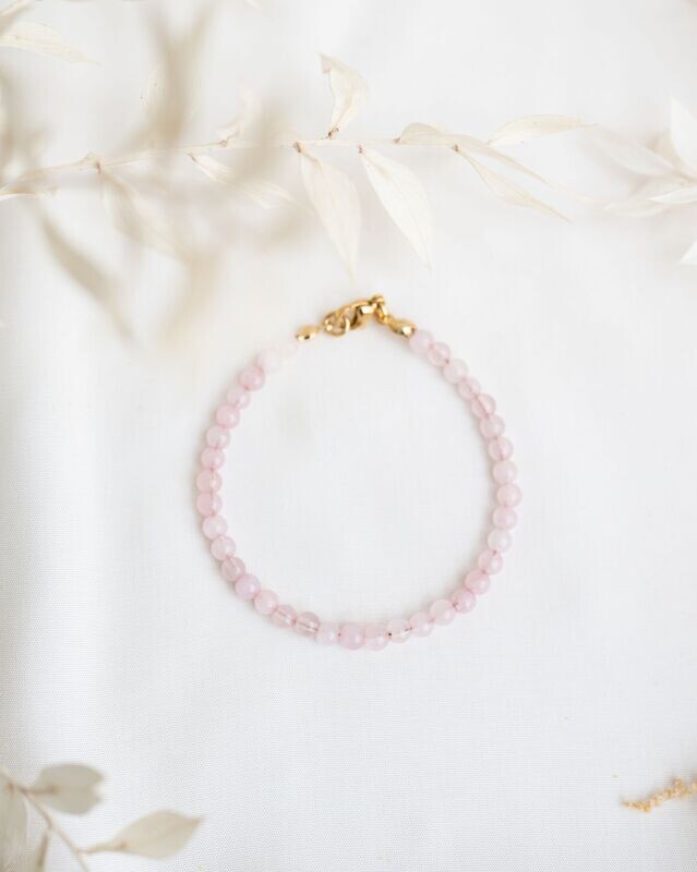 Perlenarmband - rose