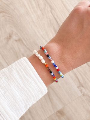 Perlenarmband - millefiori