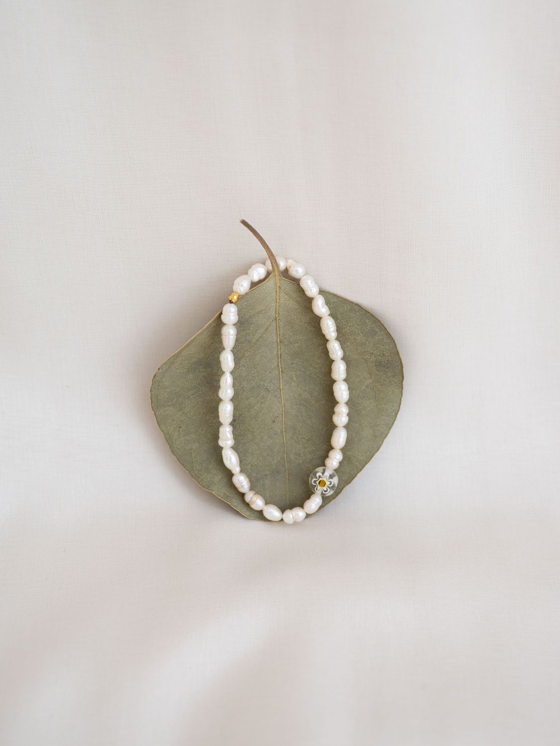 Perlenarmband - flower