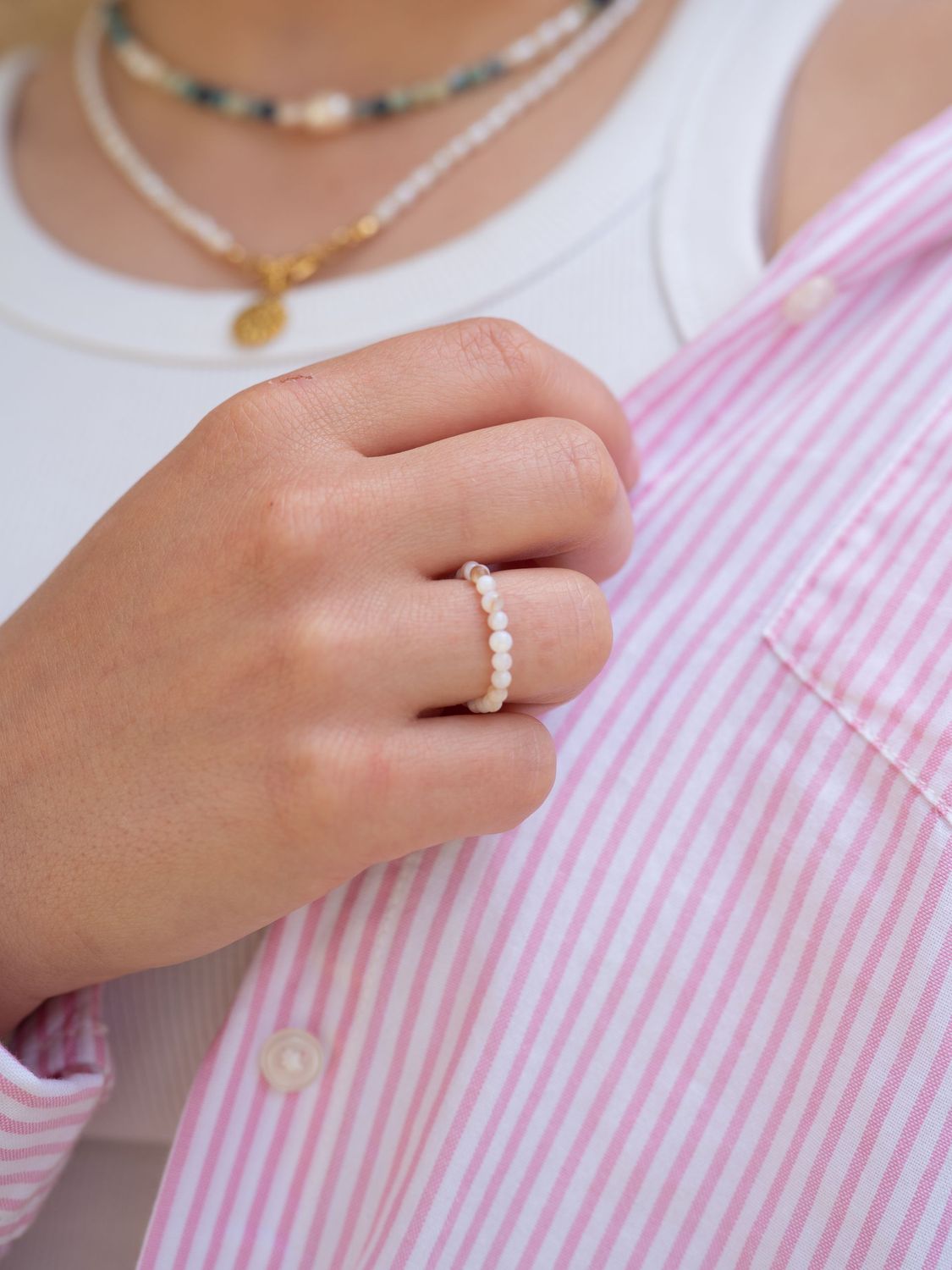 Ring - beige