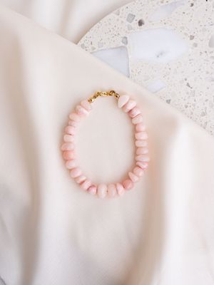 Perlenarmband - peach