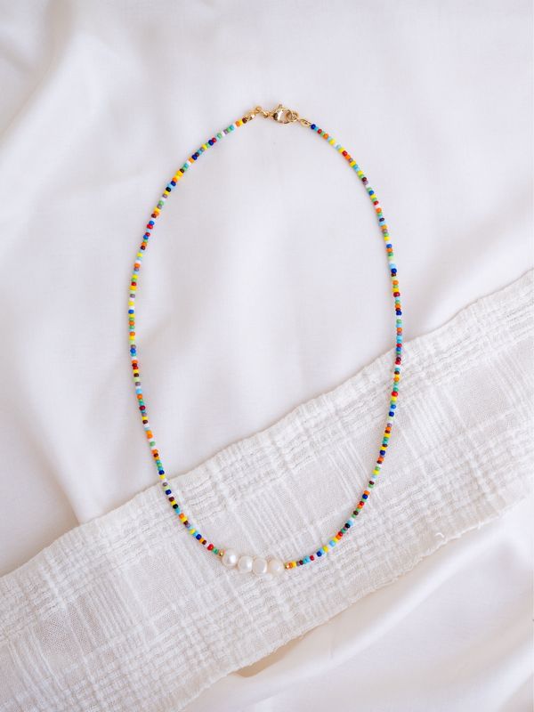 Perlenkette - Colourful