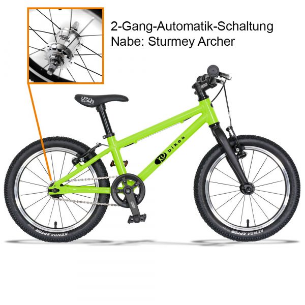 KUbikes 16L MTB 2-Gang