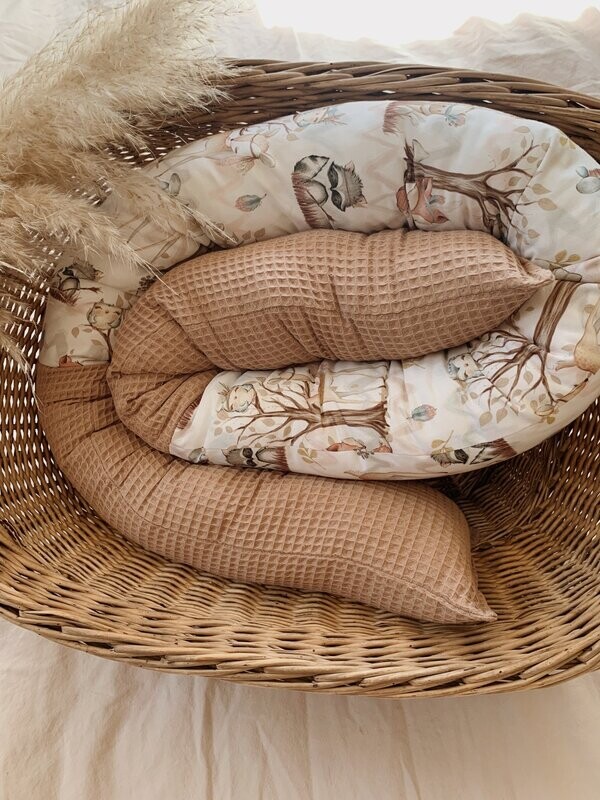 Bettschlange Waldtiere Boho
