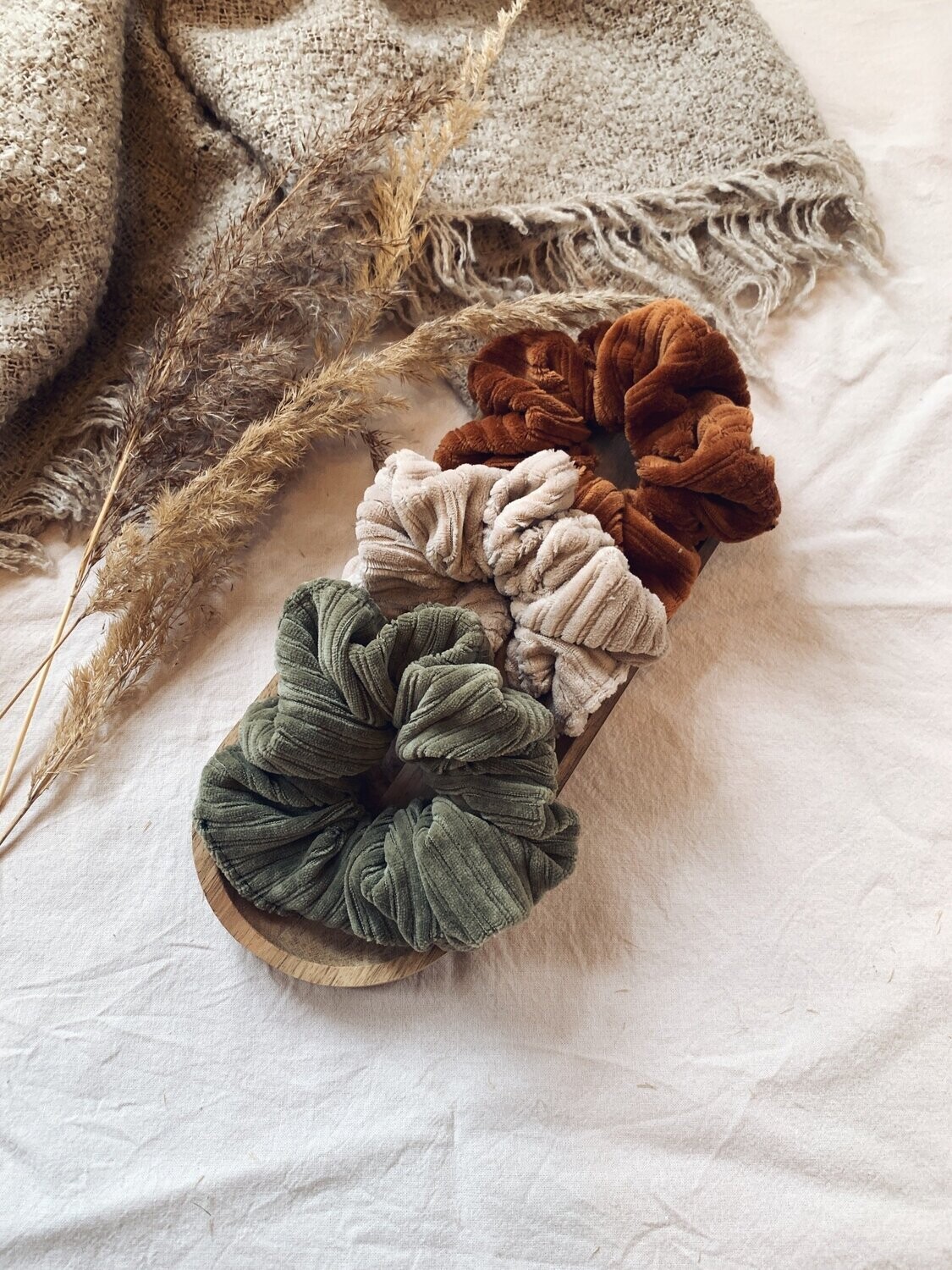Scrunchie Erdtöne