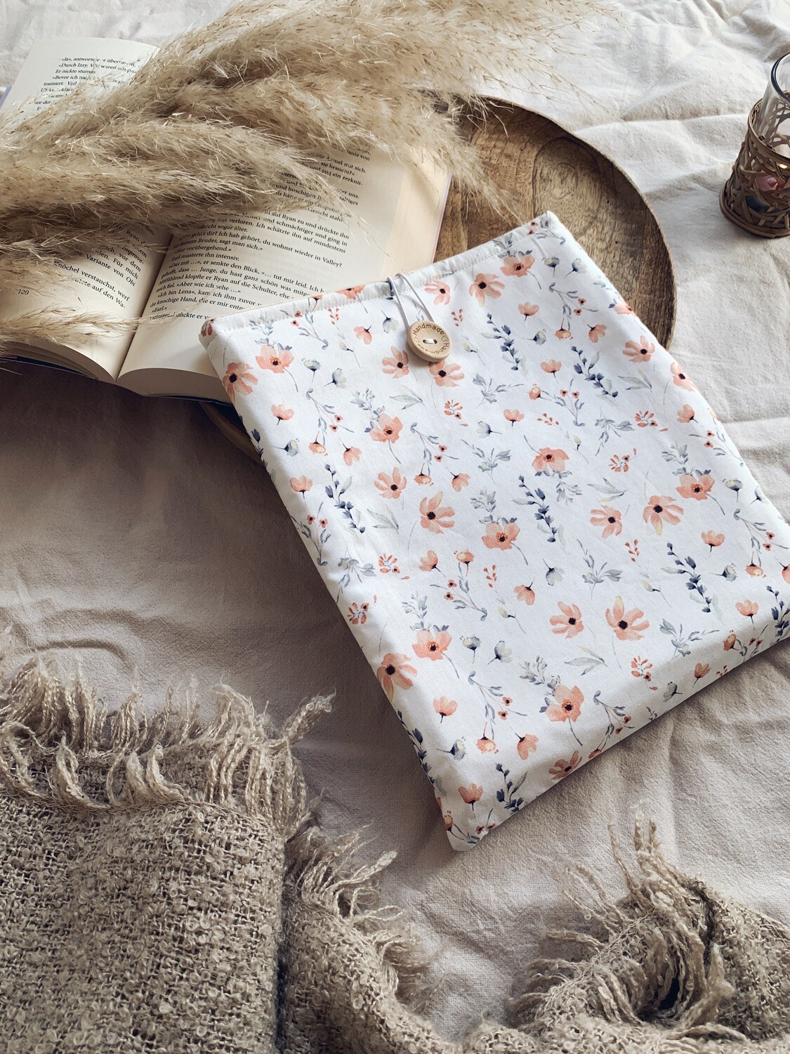 Buchhülle Sommer Blumen