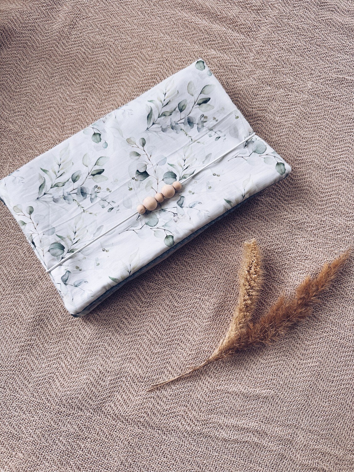 Windeltasche/ Wickeltasche  Eukalyptus Zart Altgrün
