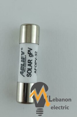 Photovoltaic Fuse, Breaking Protection Solar PV Fuse /فيوز DC 16/20/25/32A