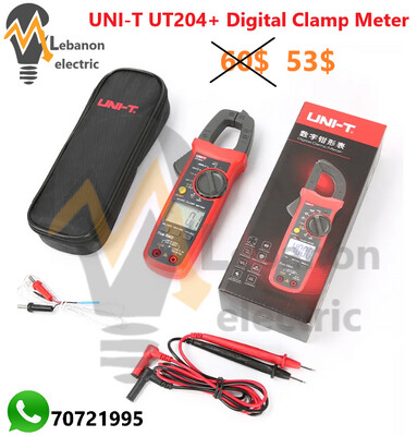 UNI-T UT204+ Digital Clamp Meter AC/DC