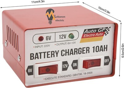 Intelligent Battery Charger 12v/6v 10Ahm