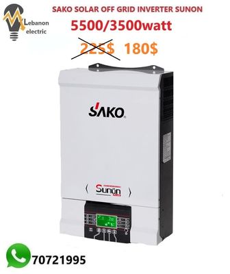 SAKO SOLAR OFF GRID INVERTER SUNON MPPT 5500W