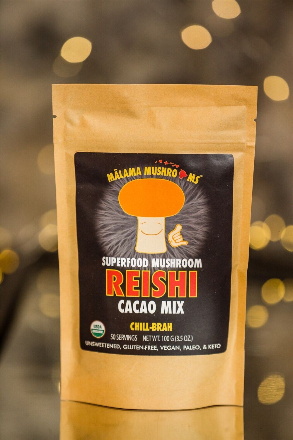 Reishi Mushroom Powder with Cacao