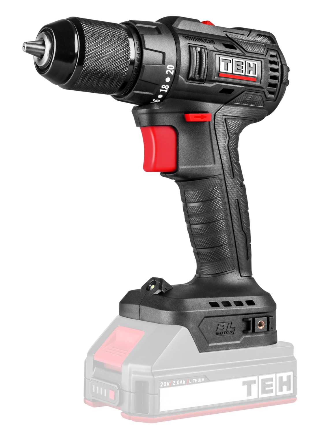 Brushless Cordless Impact Driver Drill 50Nm UNIT Only LD105