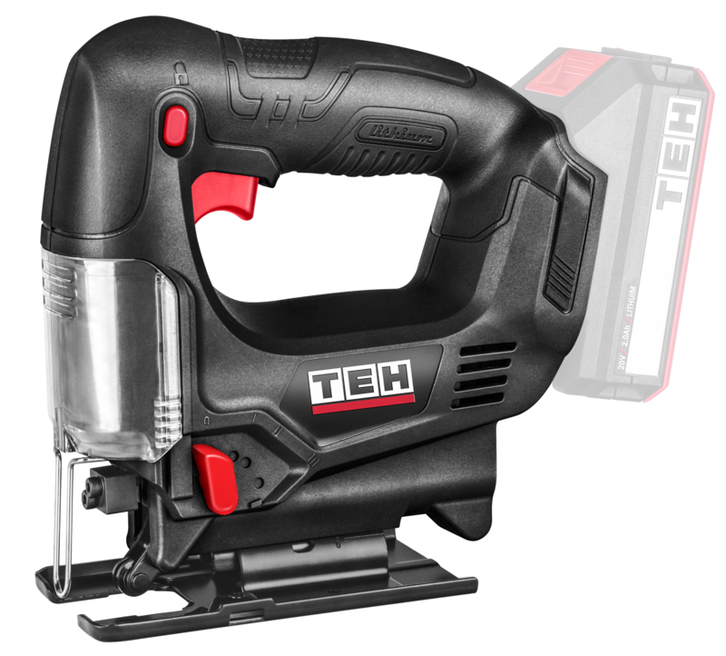 TEH 65mm Cordless Jigsaw  Wood &amp; Metal LJS665 Unit Only Jig Saw