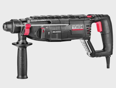 TEH Rotary Hammer Drill 800W SDS-Plus Light TH2609, black and red power tool with ergonomic grip and control buttons.