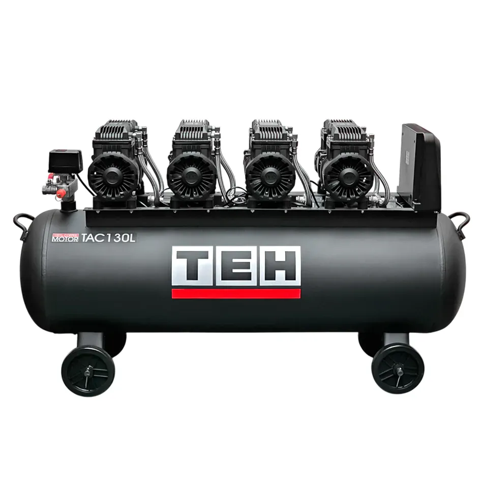 TEH TAC130L Oil-Free Air Compressor | Quad Motor 8HP | 400 L/min 14.1 CFM | 8 Bar 116 PSI | Intelligent Controller | Industrial &amp; Bodyshop