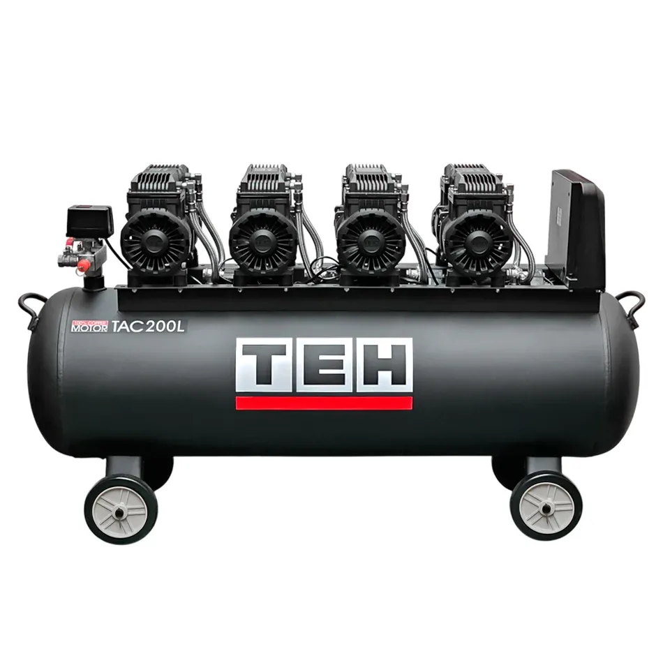 TEH TAC200L 200L Oil-Free Air Compressor — 6KW 8HP — 800 L/min — 8 Bar — Industrial &amp; Workshop