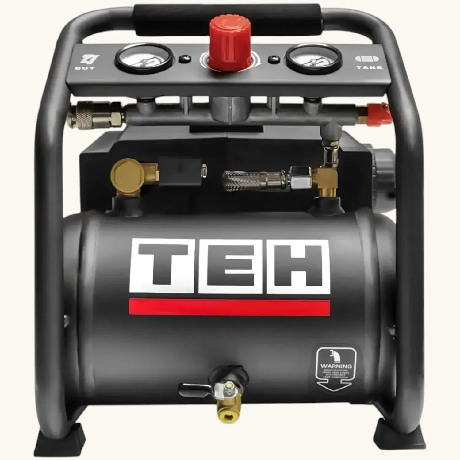 TEH LAC3L Cordless Air Compressor — 3L — 7 Bar — Tyre Inflation &amp; Emergency Roadside Use — Starter Kit