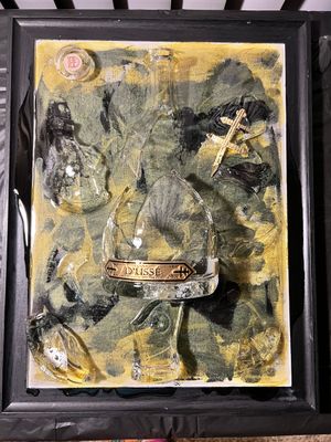 Dusse Bottle Resin Wall Art 12x16
