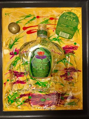 LIQUOR BOTTLE WALL ART