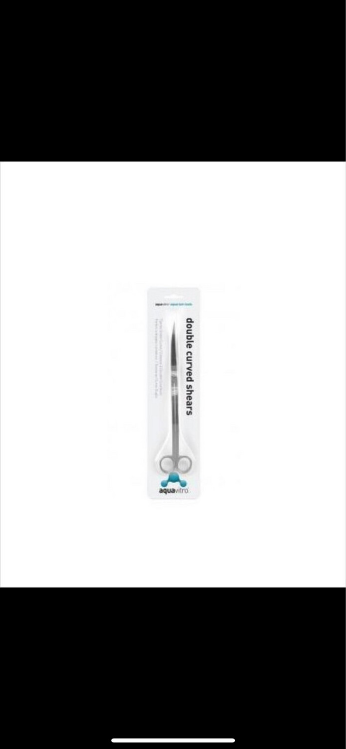 Tijera curva 25 cm aquavitro