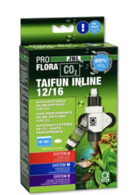 JBL PROFLORA atomizador de CO2 Taifun Inline 12/16