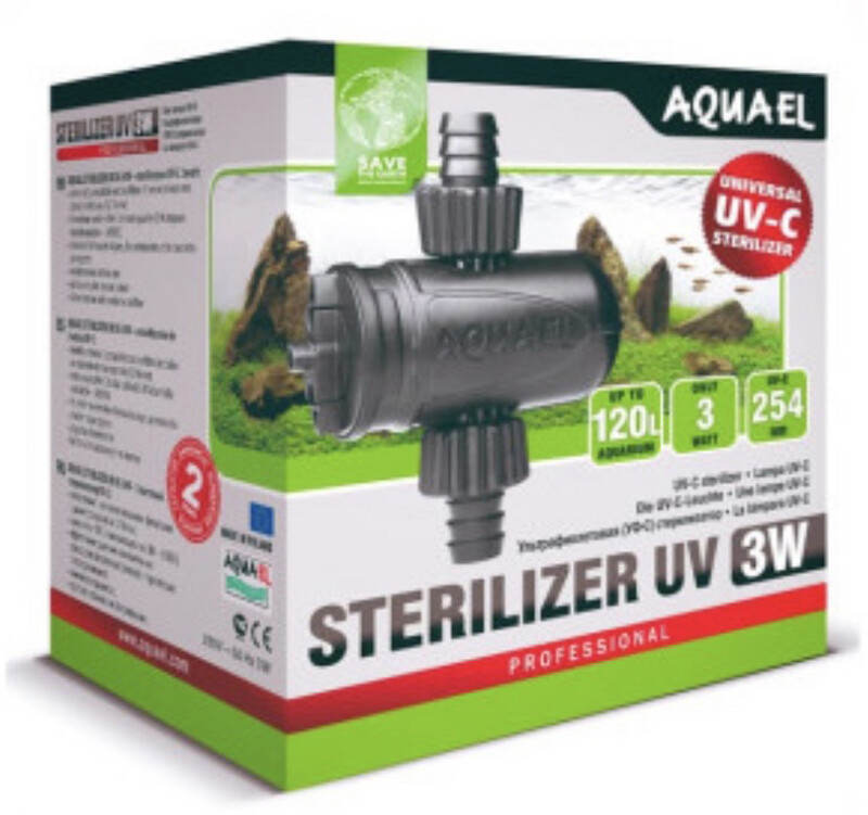 Aquael lámpara ultravioleta 3 vatios