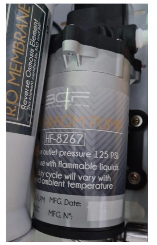 Bomba presión 400 GPD para BLUE PURE PREMIUM PRO